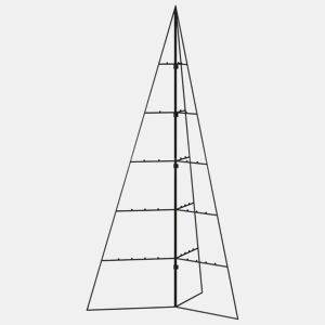 Árvore de Natal - Pinheiro de Natal para decoração 100 cm metal preto