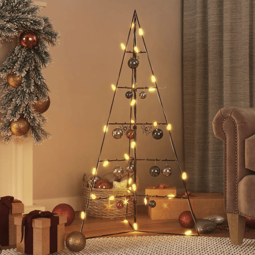 Árvore de Natal - Pinheiro de Natal para decoração 100 cm metal preto Árvore de Natal - Pinheiro de Natal para decoração 100 cm metal preto