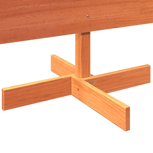 Árvore de Natal decorativa 180 cm pinho maciço castanho-mel Árvore de Natal decorativa 180 cm pinho maciço castanho-mel