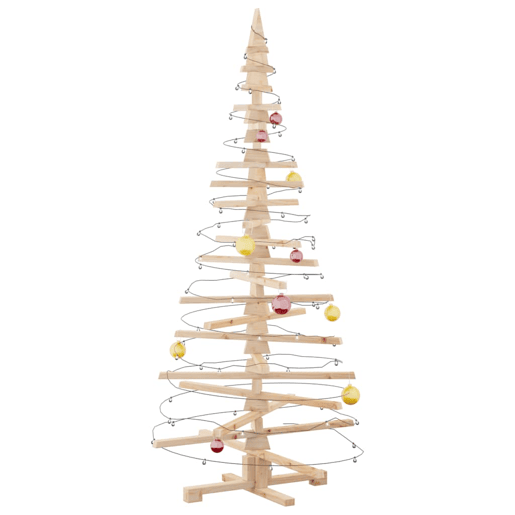 Árvore de Natal - Pinheiro de Natal decorativa 180 cm madeira de pinho maciça