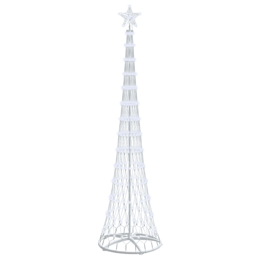 Árvore de Natal - Pinheiro de Natal LED Branco frio 70 x 70 x 250 cm Metal
