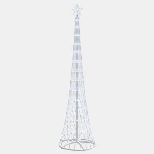 Árvore de Natal - Pinheiro de Natal LED Branco frio 70 x 70 x 250 cm Metal
