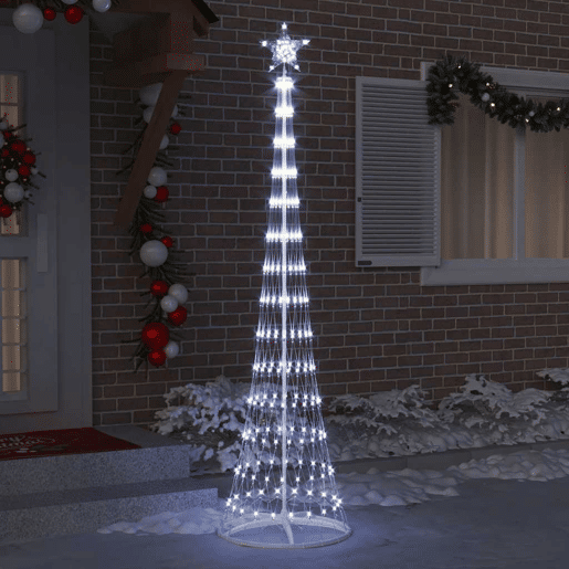 Árvore de Natal - Pinheiro de Natal LED Branco frio 70 x 70 x 250 cm Metal