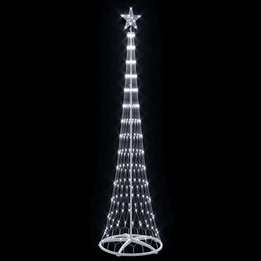 Árvore de Natal - Pinheiro de Natal LED Branco frio 70 x 70 x 250 cm Metal