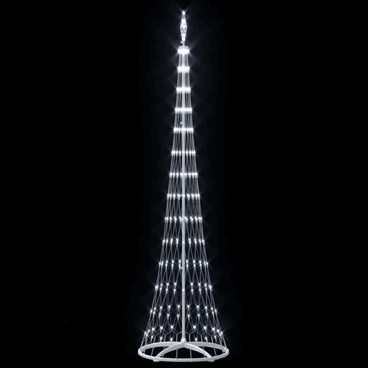 Árvore de Natal - Pinheiro de Natal LED Branco frio 70 x 70 x 250 cm Metal