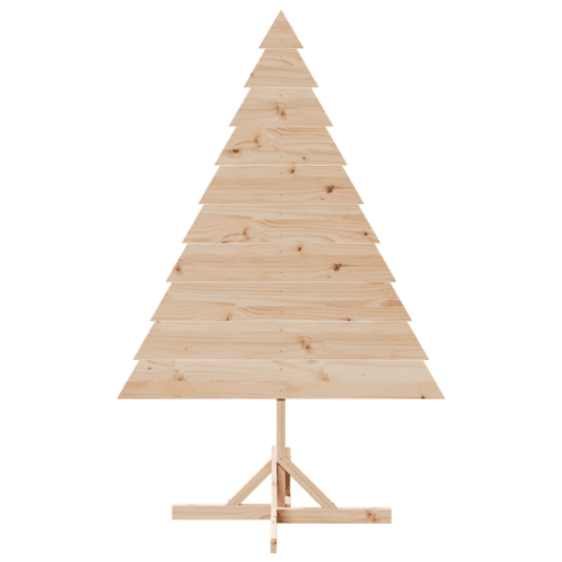 Árvore de Natal - Pinheiro de Natal em madeira decorativa 180 cm madeira maciça