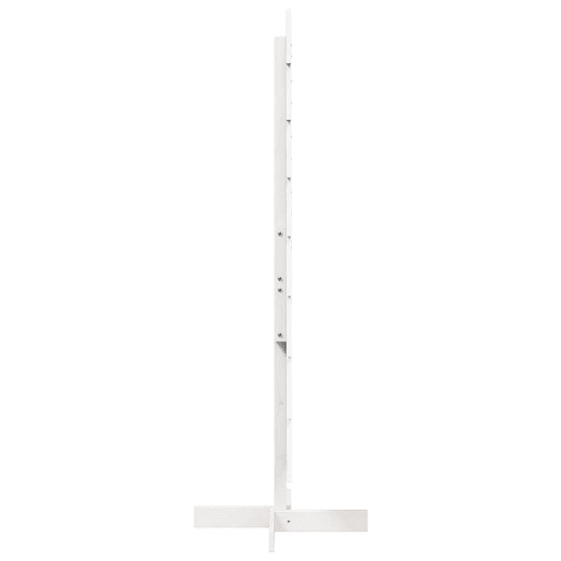 Árvore de Natal - Pinheiro de Natal decorativa 150cm madeira de pinho maciça branco