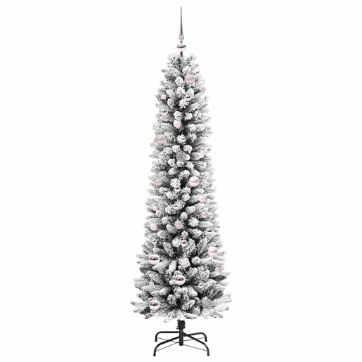 Árvore de Natal - Pinheiro de Natal Artificial com 150 LEDs Verde e branco 150 cm