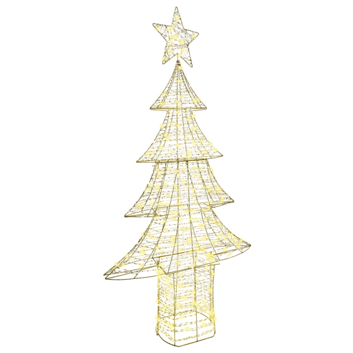 Árvore de Natal - Pinheiro de Natal com 240 LEDs Branco quente 180 cm PET