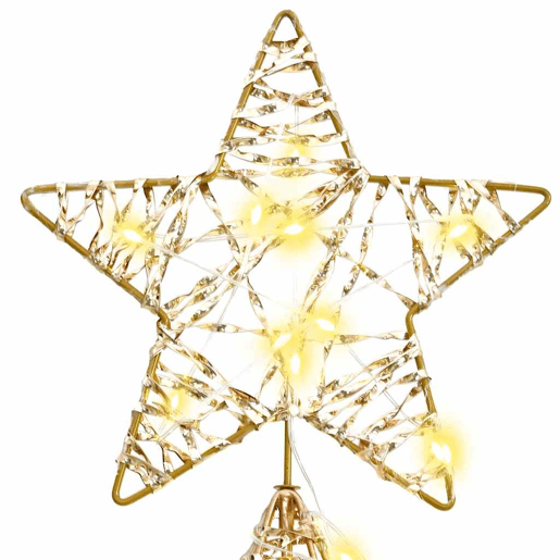 Árvore de Natal - Pinheiro de Natal com 240 LEDs Branco quente 180 cm PET