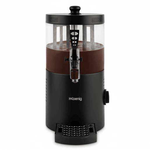 Dispensador de chocolate caliente, 3 L, 1200 W, negro
