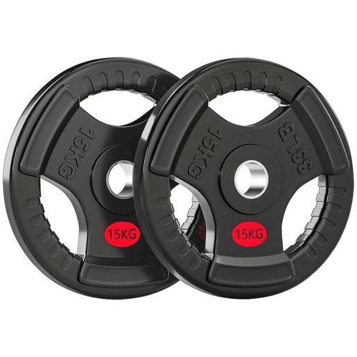 SPORTNOW Discos de Pesos com Orifício de Ø50 mm 2 Discos de 15 kg com Anel Interior de Aço e Triplo Aperto para Halteres e Barras Treino Fitness em Casa Ginásio Ø34x5 cm Preto SPORTNOW Discos de Pesos com Orifício de Ø50 mm 2 Discos de 15 kg com Anel Interior de Aço e Triplo Aperto para Halteres e Barras Treino Fitness em Casa Ginásio Ø34x5 cm Preto