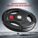 Discos de Pesa Acero, Plástico SPORTNOW, deportes y ocio - pesas Discos de Pesa Acero, Plástico SPORTNOW, deportes y ocio - pesas Negro