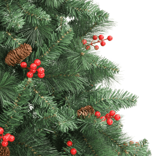 Árvore de Natal - Pinheiro de Natal artificial articulada c pinhas e bagas 210 cm Árvore de Natal - Pinheiro de Natal artificial articulada c pinhas e bagas 210 cm