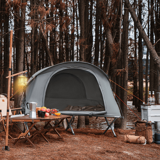 SoBuy Cama de acampamento, cama de camping, Estanislau OGS60-HG