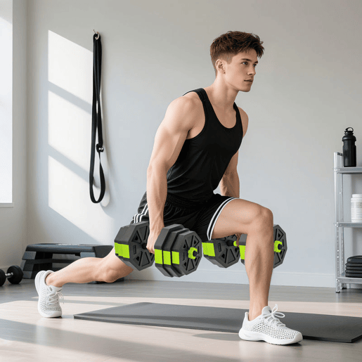 SPORTNOW Conjunto de Halteres Ajustáveis 4 em 1 25 kg Conjunto de Pesos Utilizado como Kettlebell Barra Halteres ou Suporte para Flexões Equipamento de Fitness para Homens e Mulheres Ginásio em Casa
