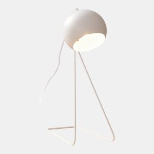 Candeeiro de mesa Oldibro abajur esférico metal 45x28x15 cm Branco lux.pro