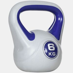 SPORTNOW Kettlebell 6 kg Peso Russo com Revestimento de PU e Enchimento de Areia para Treinamento em Casa Ginásio 20x13x22 cm Roxo e Cinza