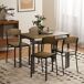 Conjunto de Comedor MDF, Metal HOMCOM, hogar - muebles de comedor Conjunto de Comedor MDF, Metal HOMCOM, hogar - muebles de comedor Marrón