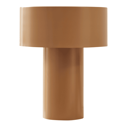 Candeeiro de mesa Kömn E27 metal 37x30x30 cm castanho lux.pro
