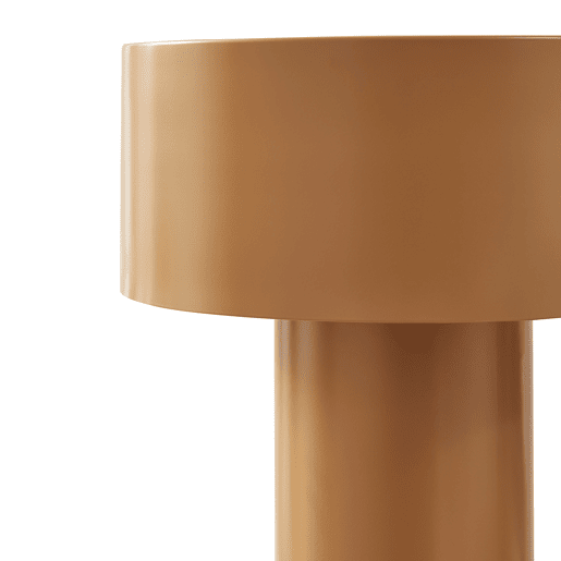 Candeeiro de mesa Kömn E27 metal 37x30x30 cm castanho lux.pro