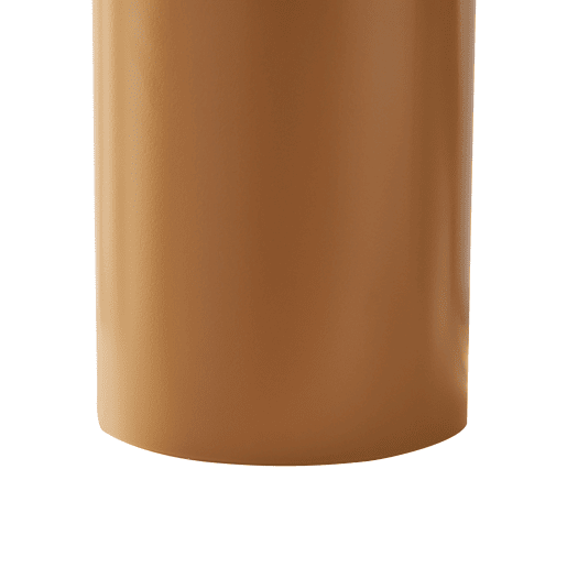 Candeeiro de mesa Kömn E27 metal 37x30x30 cm castanho lux.pro