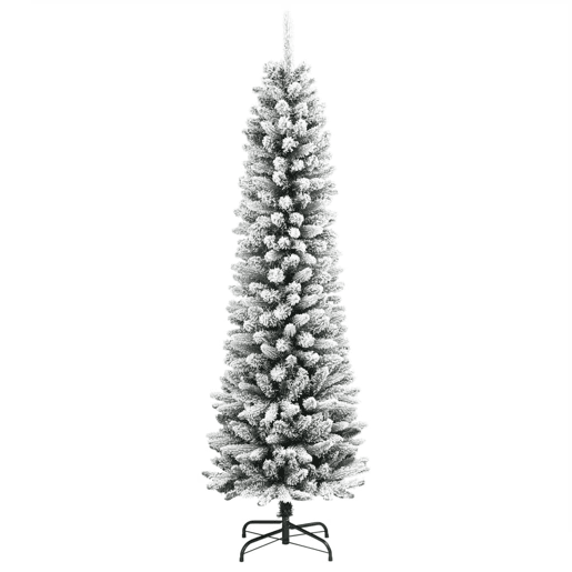 Árvore de Natal - Pinheiro de Natal artificial fina com neve PVC e PE 180 cm Árvore de Natal - Pinheiro de Natal artificial fina com neve PVC e PE 180 cm