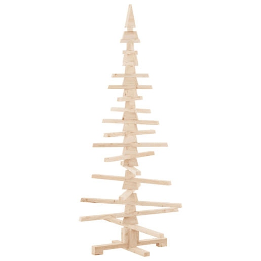 Árvore de Natal - Pinheiro de Natal de madeira para decoração 150 cm madeira maciça pinho