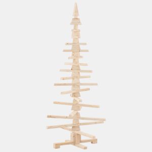Árvore de Natal - Pinheiro de Natal de madeira para decoração 150 cm madeira maciça pinho