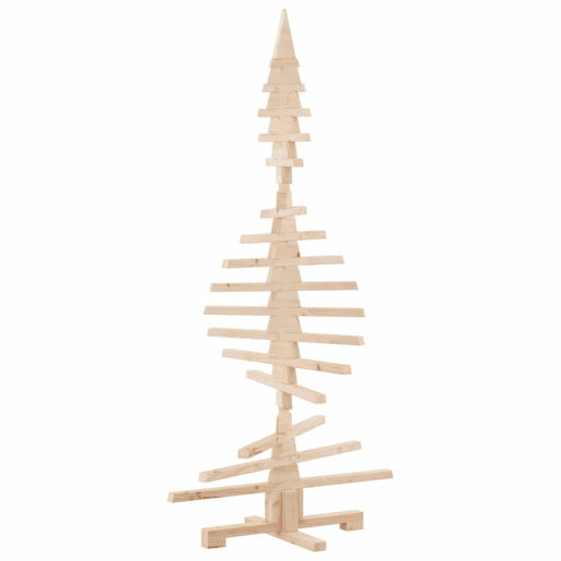 Árvore de Natal - Pinheiro de Natal de madeira para decoração 150 cm madeira maciça pinho