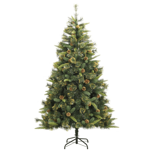 Árvore de Natal - Pinheiro de Natal artificial articulada com pinhas 210 cm Árvore de Natal - Pinheiro de Natal artificial articulada com pinhas 210 cm