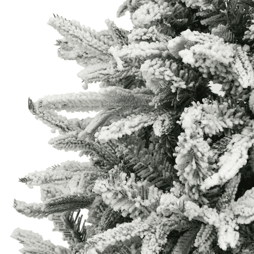 Árvore de Natal - Pinheiro de Natal artificial com neve 180 cm PVC e PE verde Árvore de Natal - Pinheiro de Natal artificial com neve 180 cm PVC e PE verde