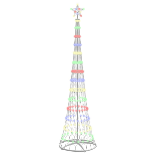 Árvore de Natal - Pinheiro de Natal LED Multicolor 70 x 70 x 250 cm Metal