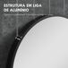 Espejo de Baño Vidrio Templado, Aleación de Aluminio HOMCOM Espejo de Baño Vidrio Templado, Aleación de Aluminio HOMCOM Negro