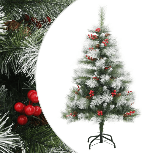 Árvore de Natal - Pinheiro de Natal artificial articulada c pinhas e bagas 120 cm Árvore de Natal - Pinheiro de Natal artificial articulada c pinhas e bagas 120 cm