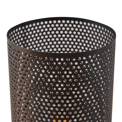 Candeeiro de mesa Joelleldsvin aspeto de rede E27 30x14x14 cm preto lux.pro