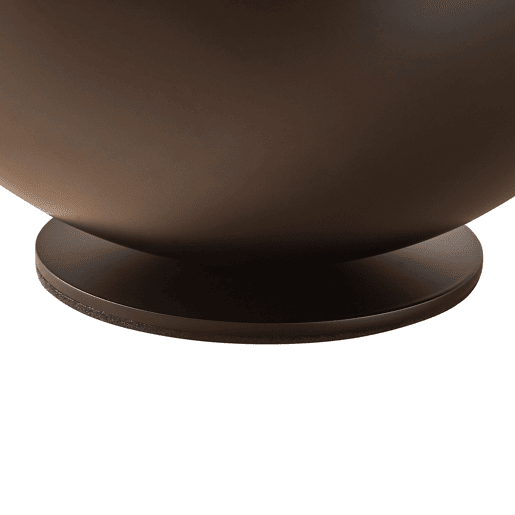 Candeeiro de mesa Lukkodso 1xE27 abajur esférico metal Ø20x20 cm Preto lux.pro