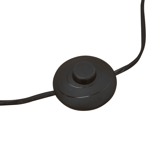 Candeeiro de pé Vatka 1xGU10 9W metal preto  mármore, branco lux.pro