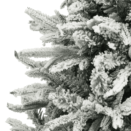 Árvore de Natal - Pinheiro de Natal artificial com neve 240 cm PVC e PE verde Árvore de Natal - Pinheiro de Natal artificial com neve 240 cm PVC e PE verde