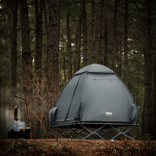 SoBuy Cama de acampamento, cama de camping, Estanislau OGS32-L-HG