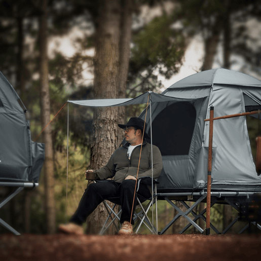 SoBuy Cama de acampamento, cama de camping, Estanislau OGS32-L-HG