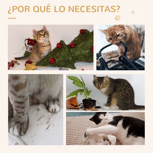 PawHut Arranhador para Gatos de Cartão Arranhador em Forma de Sofá 2 em 1 Arranhador para Gatos com Catnip para Interior 60x29,5x29 cm Bege