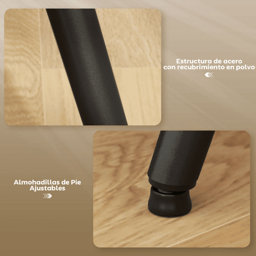 HOMCOM Conjunto de 4 Cadeiras de Sala de Jantar Modernas Cadeiras Estofadas em Veludo com Encosto Alto e Pés de Aço para Sala de Estar 50x52x83 cm Creme