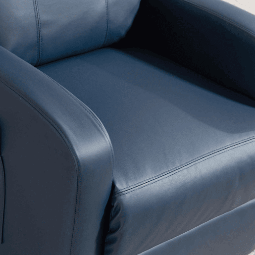 HOMCOM Poltrona de Massagem Poltrona Relax Reclinável com 2 Zonas de Massagem 8 Programas 5 Níveis de Intensidade e Controlo Remoto Estofada em PU 68x88x98 cm Azul Escuro HOMCOM Poltrona de Massagem Poltrona Relax Reclinável com 2 Zonas de Massagem 8 Programas 5 Níveis de Intensidade e Controlo Remoto Estofada em PU 68x88x98 cm Azul Escuro