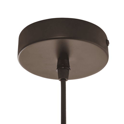 Candeeiro suspenso Lulled com Abajur Cilíndrico Duplo GU10 200x10x10cm - Preto  Prateado lux.pro
