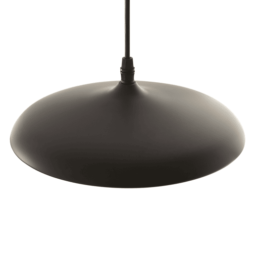 Candeeiro suspenso Oupilu com LEDs integrados em metal 120x25x25 cm pretobranco lux.pro