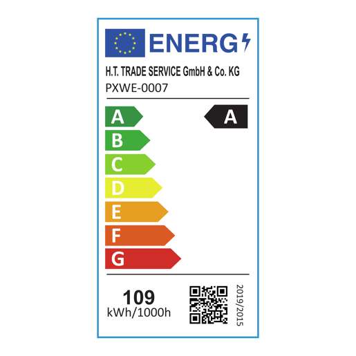 Candeeiro suspenso Oupilu com LEDs integrados em metal 120x25x25 cm pretobranco lux.pro