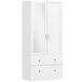 Armario para Dormitorio HOMCOM, hogar - muebles de dormitorio Armario para Dormitorio HOMCOM, hogar - muebles de dormitorio Blanco