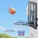 Canasta de Baloncesto Acero, Plástico SPORTNOW Canasta de Baloncesto Acero, Plástico SPORTNOW Negro