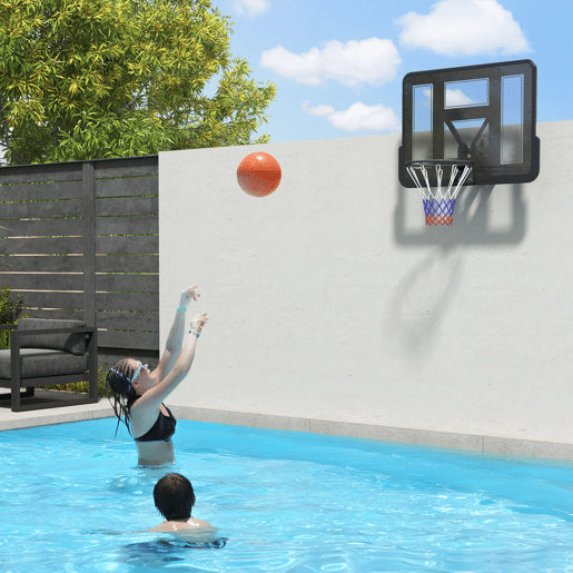 SPORTNOW Tabela de Basquetebol de Parede Painel de Basquetebol para Interior e Exterior com Painel Inquebrável de 110x75 cm e Rede Resistente a Rasgos para Adultos e Crianças Preto SPORTNOW Tabela de Basquetebol de Parede Painel de Basquetebol para Interior e Exterior com Painel Inquebrável de 110x75 cm e Rede Resistente a Rasgos para Adultos e Crianças Preto
